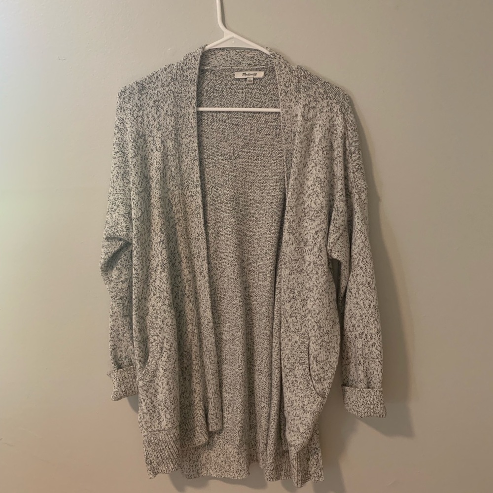 Madewell heather gray cardigan